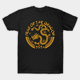 Chinese Zodiac New Year of the Dragon Lunar 2024 T-Shirt